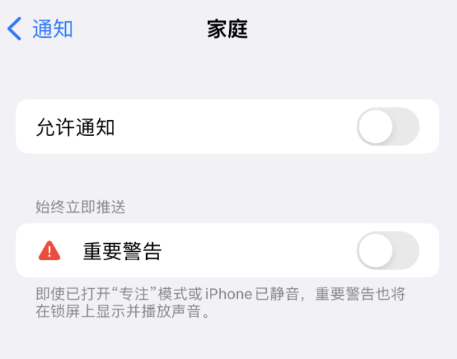 大渡口苹果14维修分享iPhone14系列机型弹出“家庭”警告后卡死如何解决 