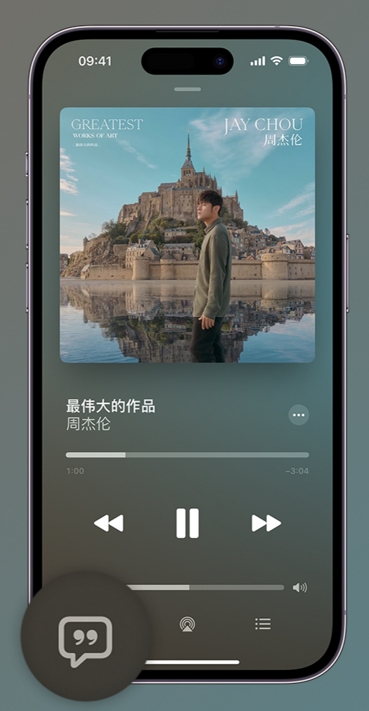 大渡口iphone维修分享如何在iPhone上使用Apple Music全新唱歌功能 