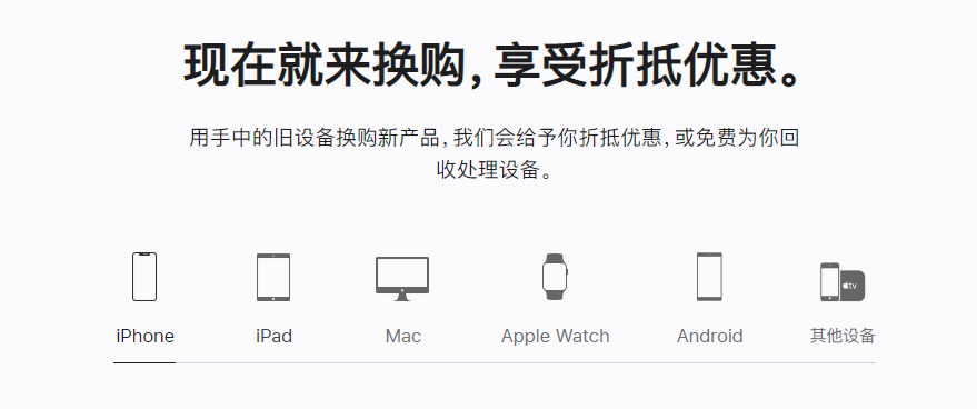 大渡口苹果手机维修分享iPhone以旧换新的去处 