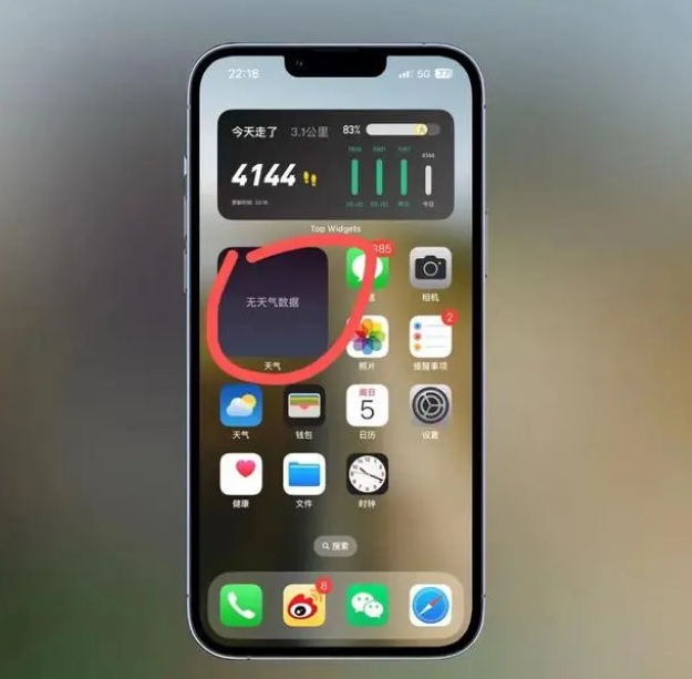 大渡口苹果手机维修分享:iOS16主屏幕天气小组件无法正常工作怎么办？ 