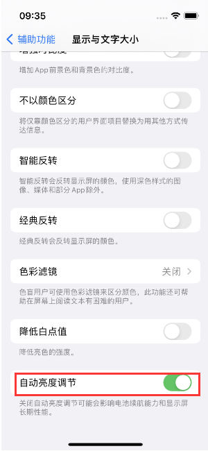 大渡口苹果15维修店分享iPhone 15 Pro系列屏幕亮度 