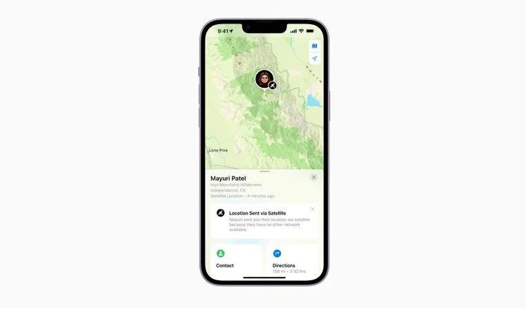 大渡口苹果14维修分享iPhone14系列中 FindMy功能通过卫星分享位置方法教程 