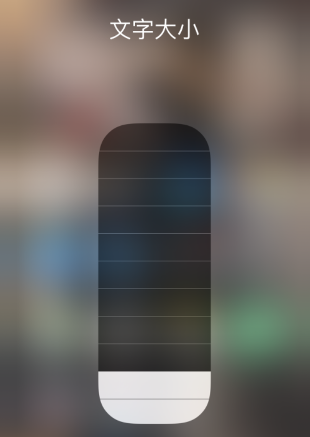大渡口苹果手机维修分享小技巧：在 iPhone 控制中心快速调节字体大小 