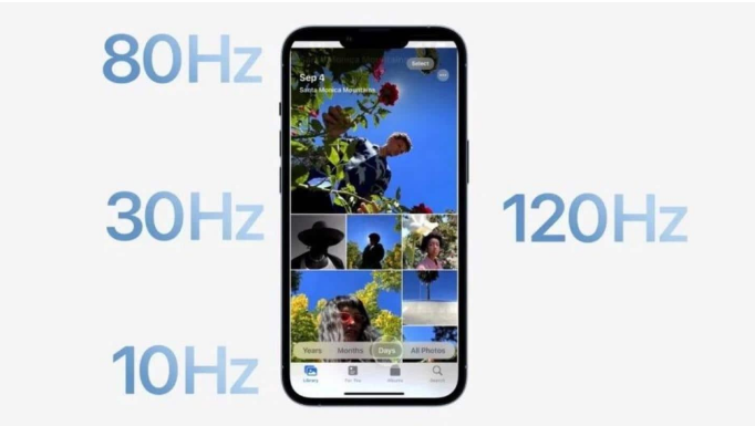 大渡口苹果14维修分享iPhone 14有高刷吗 