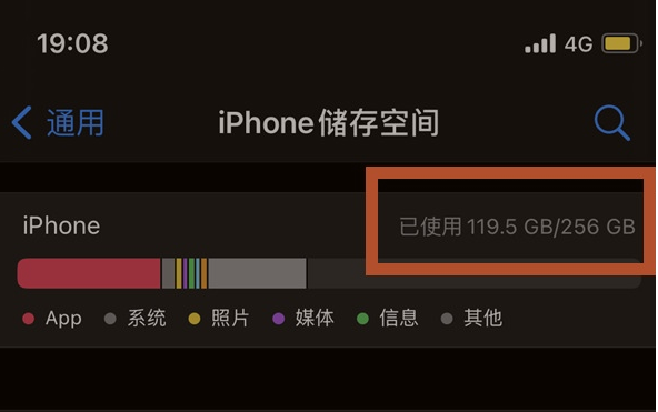 大渡口苹果13维修分享iPhone13如何查看剩余内存 