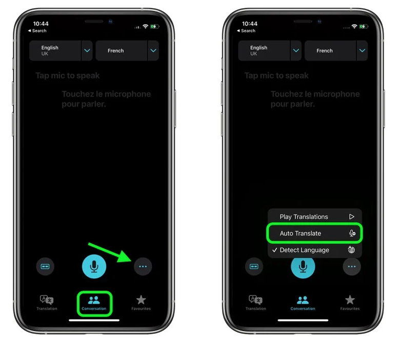 大渡口苹果手机维修分享iOS 15 “翻译” App 新改进 