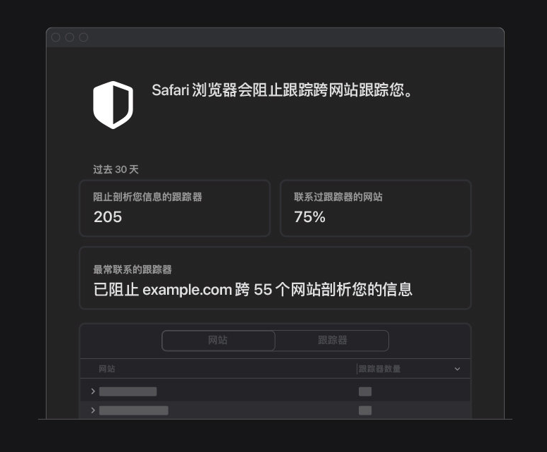 大渡口苹果手机维修分享如何在 Safari 浏览器中查看和打开隐私报告 