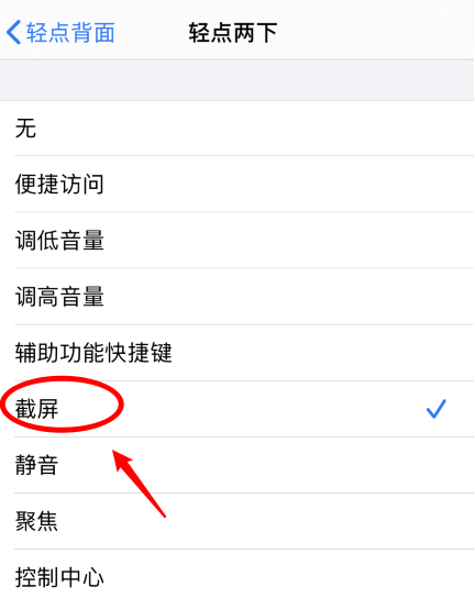 大渡口苹果手机维修分享iPhone12如何启用双击截屏 
