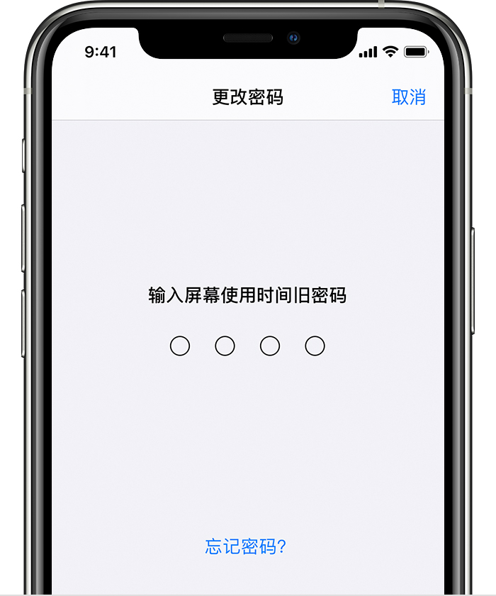 大渡口苹果手机维修分享iOS 14 忘记屏幕使用时间密码怎么办 